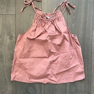 Gap Women’s Mauve Tie-Shoulder Top